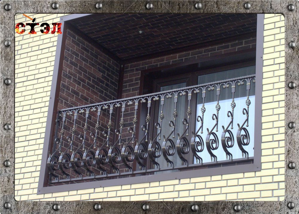 Балкон Б-24 (2017год) кованые