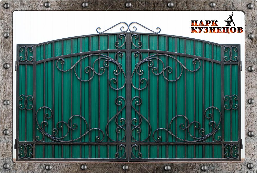 Ворота  "САДКО" металлические кованые изделия